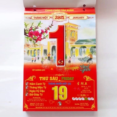 Bloc lịch 2.026 xưởng giá gốc - Kích thước 15x21, 17x24, 20x30cm, giảm còn 50.000₫