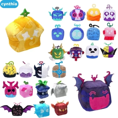 Blox Plush Fruit Hộp Bí Ẩn - Gối Nhồi Bông Trái Cây Họa Tiết Da Báo, Đồ Chơi Blox Giá 100.100₫