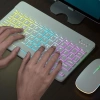 Bluetooth mini không dây, đèn nền RGB cho điện thoại, iPad, máy tính – giá chỉ 152.100₫ 8