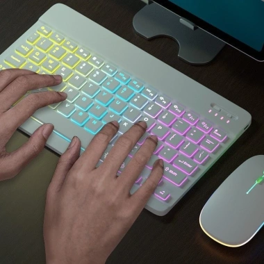 Bluetooth mini không dây, đèn nền RGB cho điện thoại, iPad, máy tính – giá chỉ 152.100₫ 8