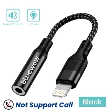 Bluewow Adapter 3.5mm Tai nghe Aux Jack - Cho iPhone 13- XR, Âm sạch, 91.300đ