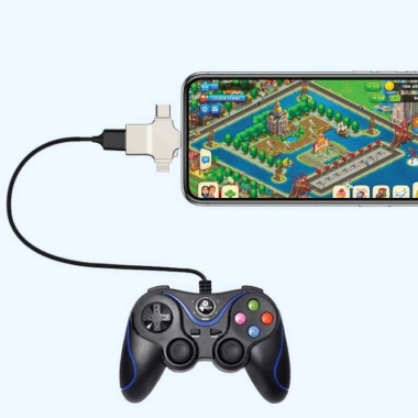 Bluewow Đầu Đọc Thẻ TF 4 trong 1 - Micro USB, USB 3.0 Loại C, OTG iPhone Laptop, Giá chỉ 95.700₫