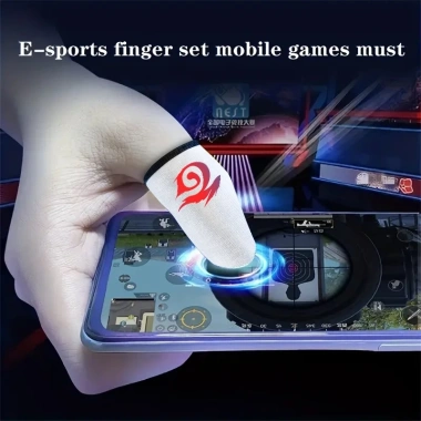 Bluewow Găng tay Free Fire chống mồ hôi, đầu ngón, cảm ứng, trượt, ngón cái