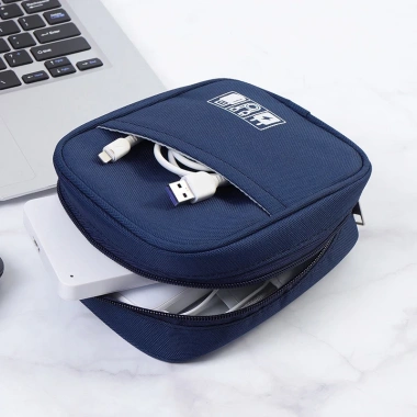 BlueWow Túi Hai Lớp Tổ Chức Cáp USB, Tai Nghe, PowerBank - Tiện Lợi Bảo Quản 3