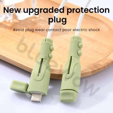 Bluewow Vỏ bảo vệ cáp sạc đa màu cho Android Type-C Huawei Xiaomi - Bảo vệ dây dữ liệu 46.200đ 8