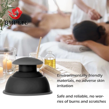Bmpeic Chân Không Lon Chống Cellulite Hút Cốc Silicon Cupping Massage Toàn Thân 2
