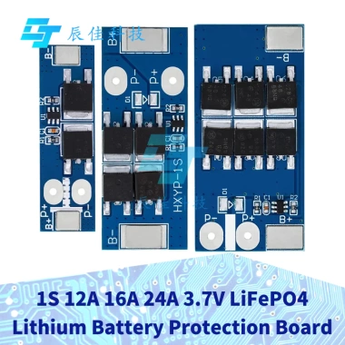 BMS 1S 12A/16A/24A 3.7V LiFePO4 bảo vệ pin Lithium 18.650 4.2V: Ngăn ngừa quá tải, ngắn mạch, giá ưu đãi 39.679₫