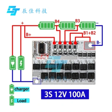 BMS 3s/4s/5s 12‑21V 100A Li‑ion LMO/Ternary Pin Bảo Vệ, Sạc Cân Bằng - 63.074₫ 8 BMS 3s/4s/5s 12‑21V 100A Li‑ion LMO/Ternary Pin Bảo Vệ, Sạc Cân Bằng - 63.074₫ 8