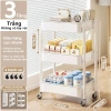 BMZAR Kệ Đa Năng Gấp Gọn 3 Tầng Thép Carbon Chống Gỉ Xe Đẩy Spa Giá 329.000₫ 10
