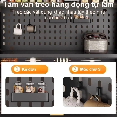 BMZAR Kệ Nhà Bếp Đa Năng 4 Tầng Thép Cao Cấp - Tủ Bếp 500kg, Giá Ưu Đãi 1.409.000 VND 8