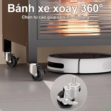 BMZAR Kệ Nhà Bếp Đa Năng 4 Tầng Thép Cao Cấp - Tủ Bếp 500kg, Giá Ưu Đãi 1.409.000 VND 9