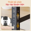 BMZAR Kệ sắt đa năng v lỗ và bảng gỗ - Kệ bếp chịu 20kg/tầng, giá siêu rẻ 235k 5