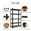 BMZAR Kệ sắt đa năng v lỗ và bảng gỗ - Kệ bếp chịu 20kg/tầng, giá siêu rẻ 235k 6