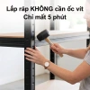 BMZAR Kệ sắt v lỗ 5 tầng đa năng 120x40x180 - Lắp đặt không cần vít, giá chỉ 235.000đ 5