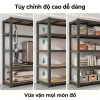 BMZAR Kệ sắt v lỗ 5 tầng đa năng 120x40x180 - Lắp đặt không cần vít, giá chỉ 235.000đ 7
