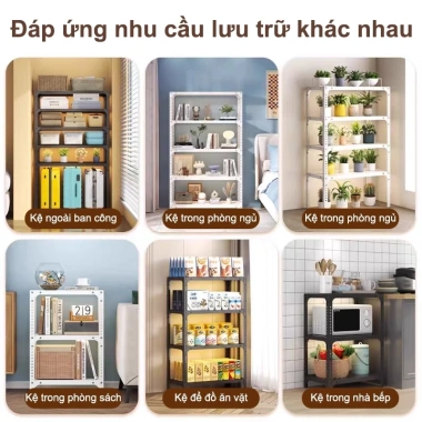 BMZAR Kệ sắt v lỗ chịu 500kg, điều chỉnh chiều cao, bền đẹp, giá ưu đãi 299.000 VND