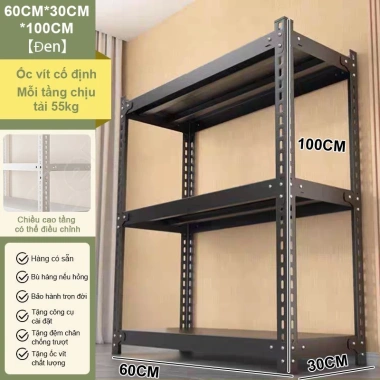 BMZAR Kệ sắt v lỗ chịu 500kg, điều chỉnh chiều cao, bền đẹp, giá ưu đãi 299.000 VND