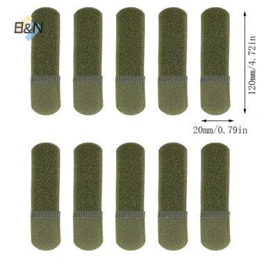 B&N 10 Dây Nylon Webbing Đeo Sửa Móc, Vòng Grip, Gói Ba Lô, Tái Sử Dụng 43.120đ