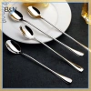 B&N 6/10 Muỗng trà đá dài tay thép không gỉ Thìa cà phê khuấy kem an toàn máy rửa chén phụ kiện bếp giảm giá