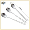 B&N 6/10 Muỗng trà đá dài tay thép không gỉ Thìa cà phê khuấy kem an toàn máy rửa chén phụ kiện bếp giảm giá 5
