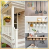 B&N Móc trần 5 chỗ thép không gỉ hạng nặng – cho nhà để xe, tủ phòng tắm, 50.160₫ 2