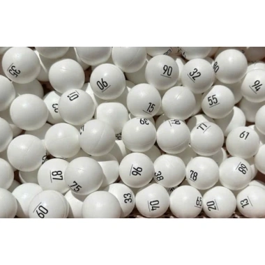 Bộ 1-50 bóng đánh số 2,5cm cho lồng cầu xố sổ Trò chơi lô tô, quay số, bốc số live stream, giá chỉ 39.000₫