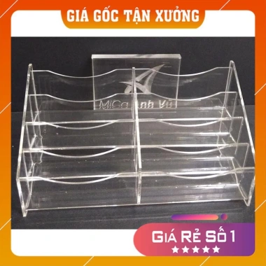 Bộ 1 Kệ mica đựng card visit 8 ngăn - Giá gốc 127.490, chỉ 104.500 VND 3