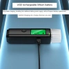 Bộ 1 Máy Kiểm Tra Rượu Breathalyzer Sạc Lại Di Động Dùng Cho Cá Nhân và Gia Đình Ngăn Say Lái Xe 3