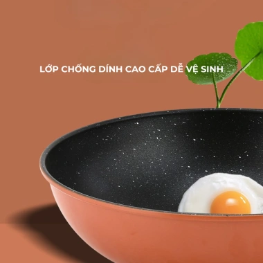 Bộ 1 Nồi 2 Chảo LUMICASA LMCB1 Thép Carbon Chống Dính Ceramic - Tay Cầm Gỗ Sồi Sang Trọng, Giá Ưu Đãi 513.000₫ 6