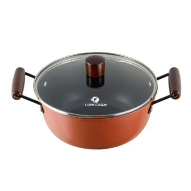 Bộ 1 Nồi 2 Chảo LUMICASA LMCB1 Thép Carbon Chống Dính Ceramic - Tay Cầm Gỗ Sồi Sang Trọng, Giá Ưu Đãi 513.000₫ 7