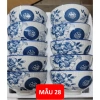 Bộ 10 bát chén ăn cơm gốm sứ cao cấp hoa văn 4D viền miệng sang trọng - 130.000₫ 3