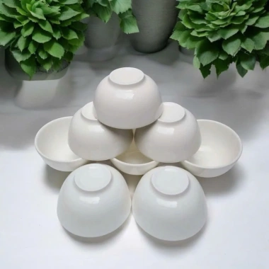 Bộ 10 Bát Cơm Trắng 11cm Dày Loại 1 - Combo Giá 114.000 VNĐ, chất lượng cao 3
