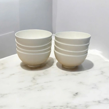 Bộ 10 Bát Cơm Trắng 11cm Dày Loại 1 - Combo Giá 114.000 VNĐ, chất lượng cao 7