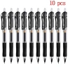 Bộ 10 Bút Gel Rút Đầu 0.5mm Mực Gel Đen/Đỏ/Xanh, Dành Cho Học Sinh và Văn Phòng - Giá Ưu Đãi 42.768 VND 10