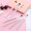 Bộ 10 bút gel vỏ trong nhám, mực đen-xanh, ngòi 0.5mm, viết đậm êm, không tắc, chỉ 15.000đ