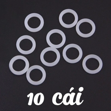 Bộ 10 cái Khoen Nhựa Tròn 2cm Giá chỉ 15.000đ tiện dụng cho thủ công và làm bánh 9