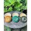 Bộ 10 Chén Ăn Cơm Men Nâu/Xanh Ngọc/Xanh Lá, Gốm Xưa Lái Thiêu Lớn 11.5cm, Giá 95k