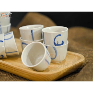 Bộ 10 chén rượu cổ Bát Tràng - Gốm sứ truyền thống, sang trọng, chỉ 35.000₫ (giá gốc 42.000₫) 4