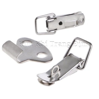Bộ 10 chiếc khoá gài kẹp vali, tủ, hòm inox cỡ bé - Giá ưu đãi 80.000₫ 2