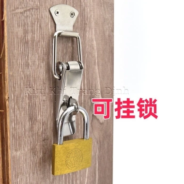 Bộ 10 chiếc khoá gài kẹp vali, tủ, hòm inox cỡ bé - Giá ưu đãi 80.000₫ 4
