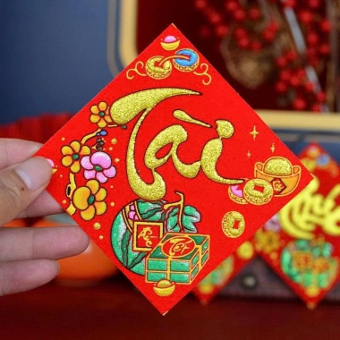 Bộ 10 Decal Dán Dưa Bưởi Trang Trí Tết 2.026 - Sticker Nhà Cửa Giá 29.900 VND