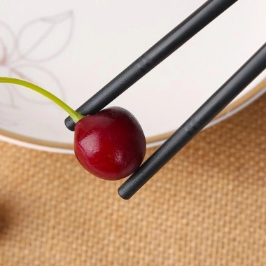 Bộ 10 Đôi Đũa Mạ Vàng Hợp Kim Không Gỉ An Toàn Sức Khỏe, Quà Tặng Sang Trọng Gia Đình 8