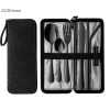 Bộ 10 Dụng Cụ Du Lịch Cắm Trại Inox GCDHome - Dao, Kéo, Đũa, Nĩa, Thìa - Giá 157.740đ 8