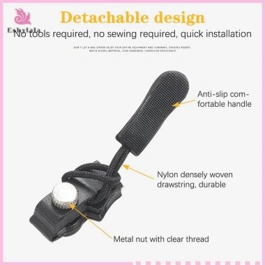 Bộ 10 dụng cụ sửa dây kéo đa năng, tháo rời nhanh, kèm kéo thanh trượt cho áo khoác, túi giảm giá 17%