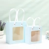 Bộ 10 Hộp Giấy Cứng Cửa Sổ, Quai Dây Cói Túi Đựng Quà Tết Valentine Sinh Nhật 4