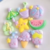 Bộ 10 Jibitz Sticker Charm Du Lịch Biển Gắn Đẹp Phụ Kiện Trang Trí Đã Gắn Nút