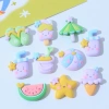 Bộ 10 Jibitz Sticker Charm Du Lịch Biển Gắn Đẹp Phụ Kiện Trang Trí Đã Gắn Nút 3