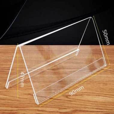 Bộ 10 Kệ menu mica chữ A 9x6cm - Giá gốc 157,380đ, giảm còn 129,000đ, in giá nhanh, chất lượng cao 2