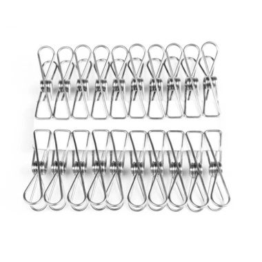 Bộ 10 kẹp inox phơi đồ 6cm - Giá siêu tiết kiệm 19.000 đồng (giảm từ 24.700) 3
