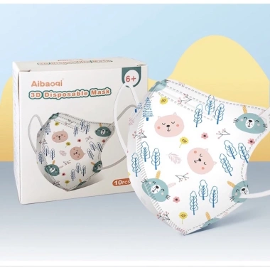 Bộ 10 khẩu trang KN95 cute nhiều màu, độ lọc 95% bảo vệ hiệu quả, độ an toàn cao, được trẻ em yêu thích, cho bé từ 4-10 tuổi, giá chỉ 18.000 VNĐ